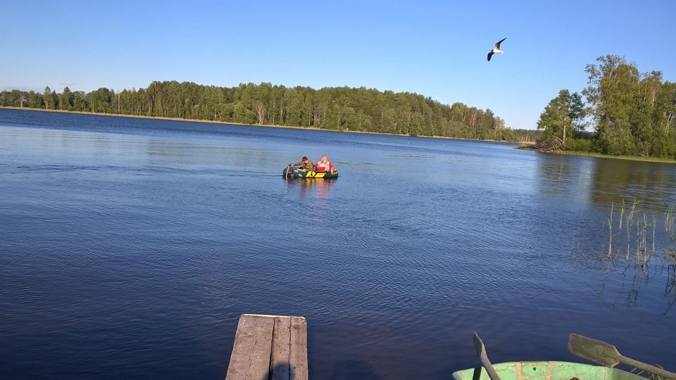 Рыбалка на озере Шлино